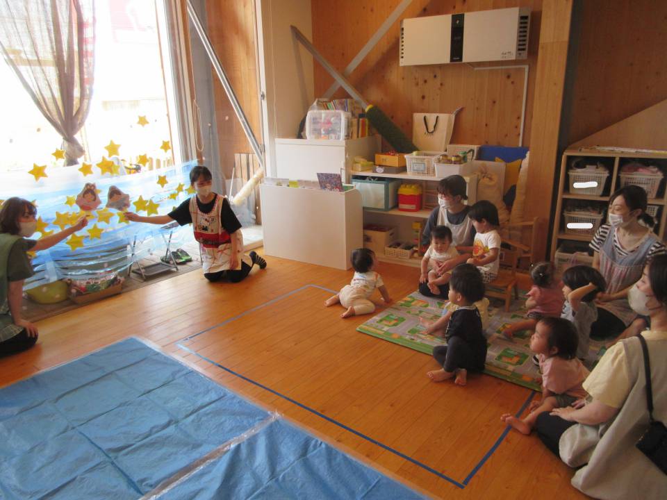 こぐまちゃんと七夕会の画像