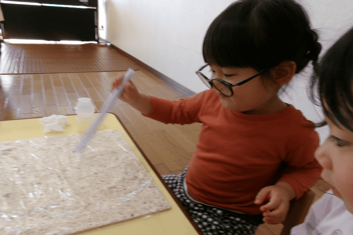 教育ウィーク~割れないシャボン玉を作ろう~の画像