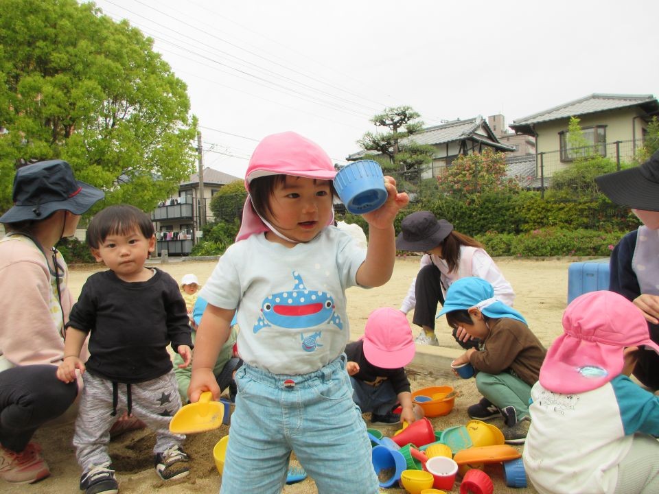 春のお散歩の画像