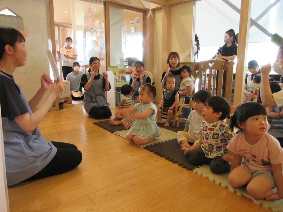 朝の会がはじまるよ(保育参観①)の画像