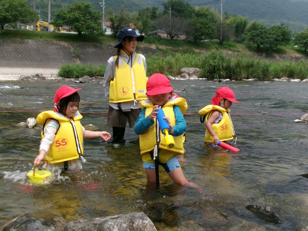 わくわく！はじめての川遊びの画像