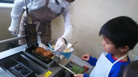 冬の遠足～もみじ饅頭手焼き体験2～の画像
