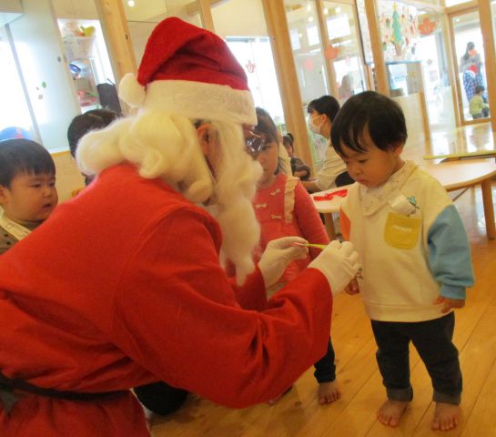 クリスマス会～サンタさんがやってきた～の画像